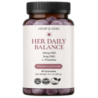 Daily Balance CBD gummies for stress relief for women by Hemp and Hers